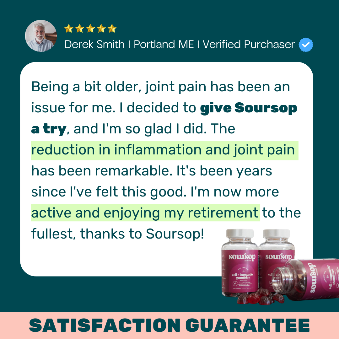 Soursop Gummies (3 Bottles $9.95 each)