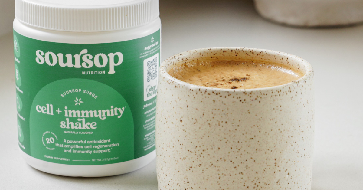 Soursop Nutrition Almond Butter Maple Latte