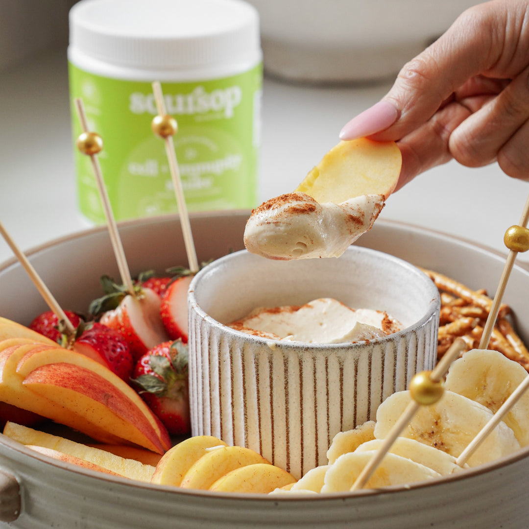 Soursop Apple Protein Dip