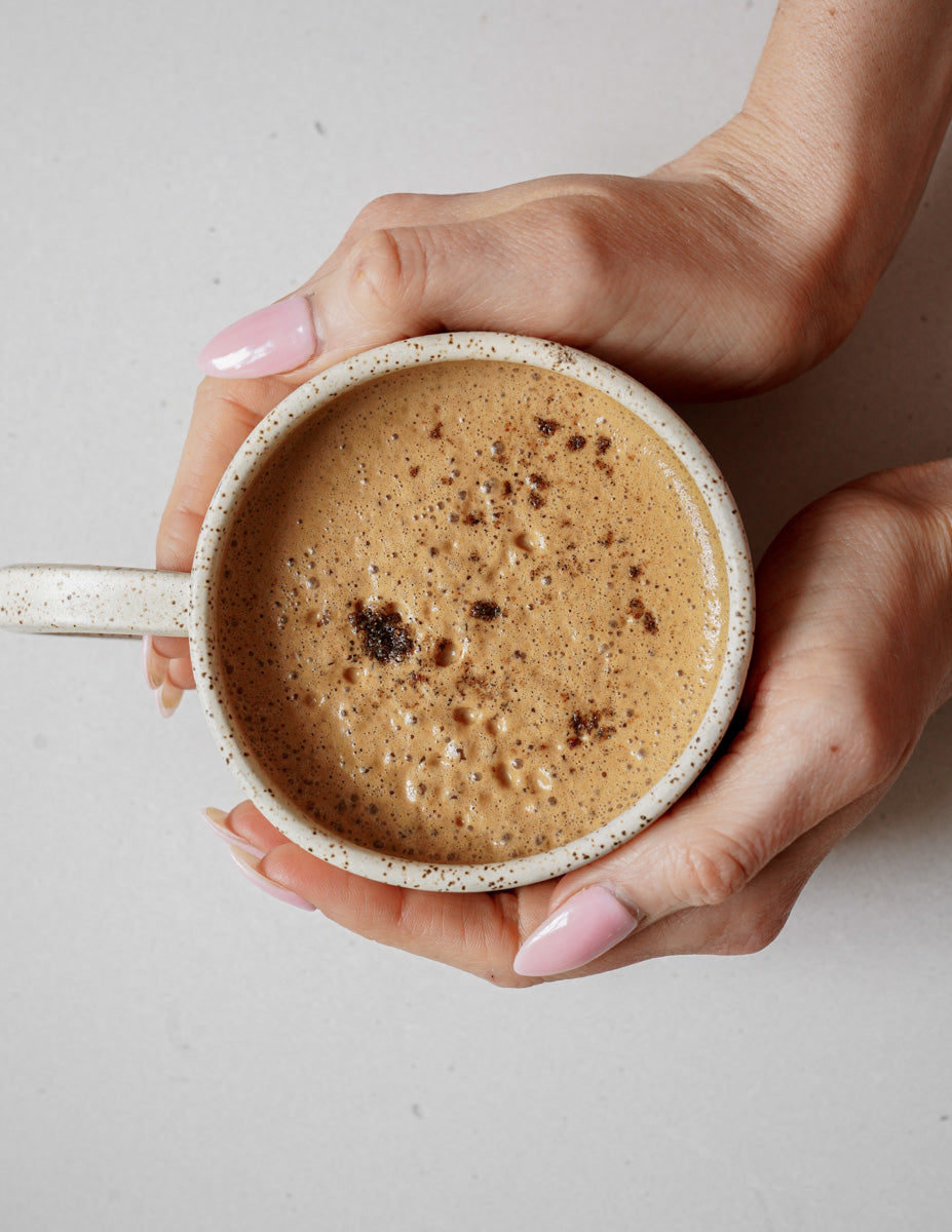 Soursop Nutrition Almond Butter Maple Latte Delicious and Finished!