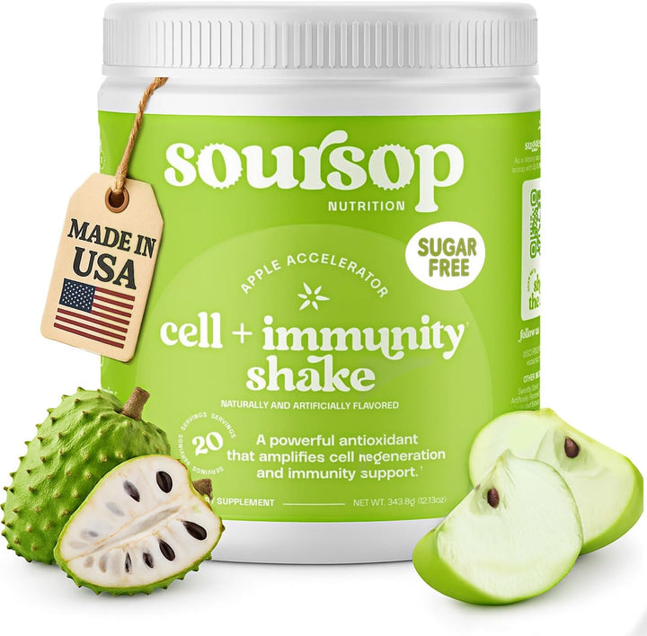 Acelerador de manzana Soursop Shake