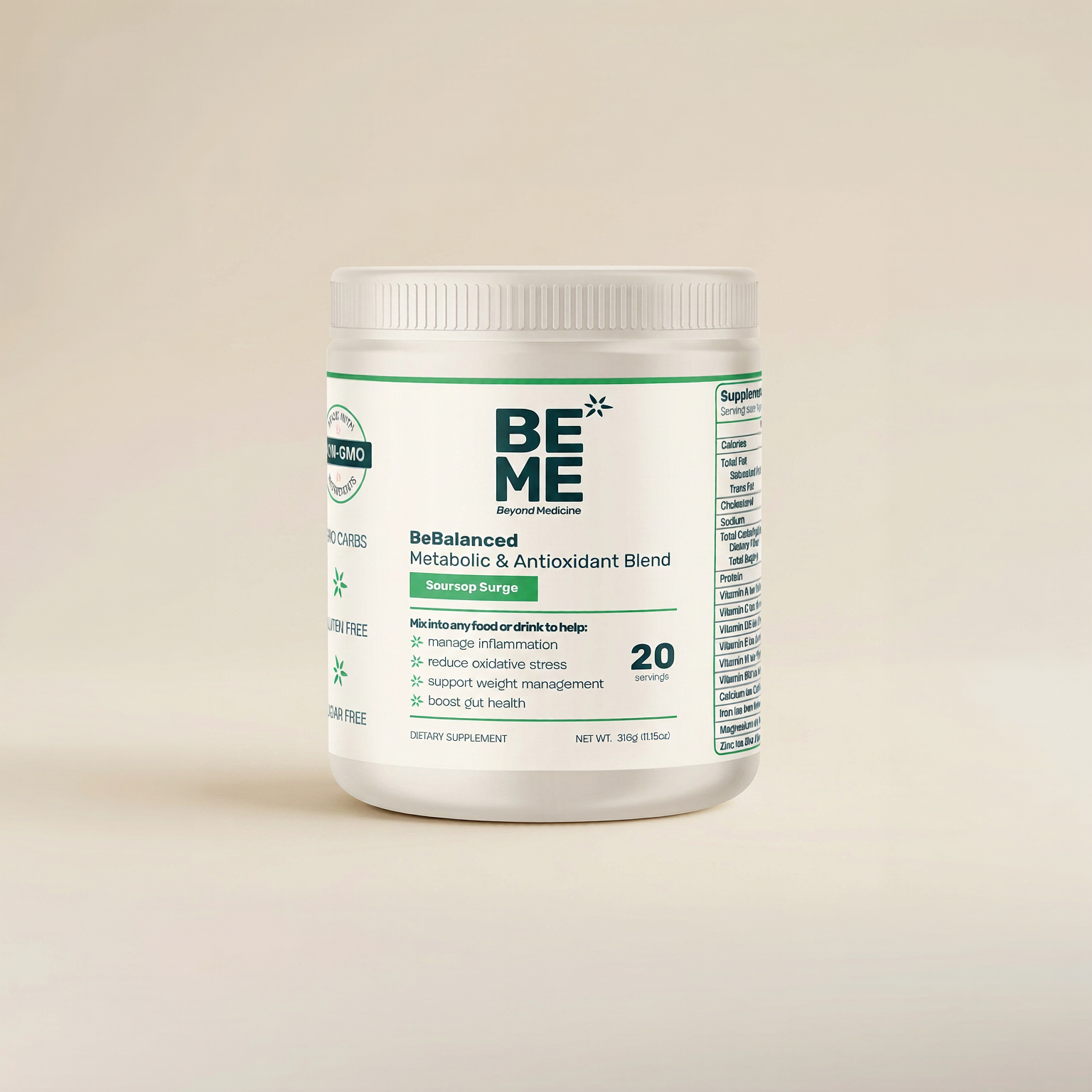 BeBalanced Soursop Surge Shake Blend