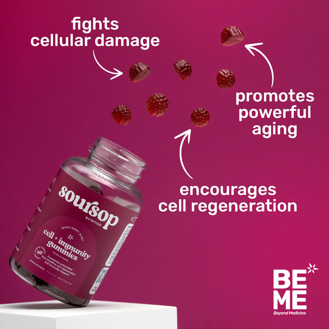 Soursop Cell + Immunity Gummies (6-Bottles)